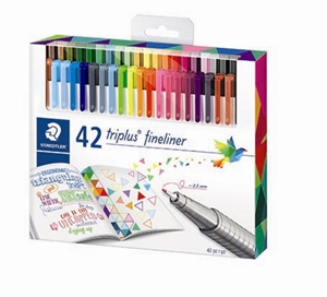 Staedtler Fineliner Triplus 0.3mm assorted (42)